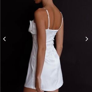 Selfie leslie bow mini dress